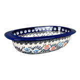 Baker, Oval, 9" x 4.5" in "Climbing Aster" by Zaklady | Y227A-A1145A