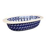 Baker, Oval, 9" x 4.5" in "Mosaic Blues" by Zaklady | Y227A-D910
