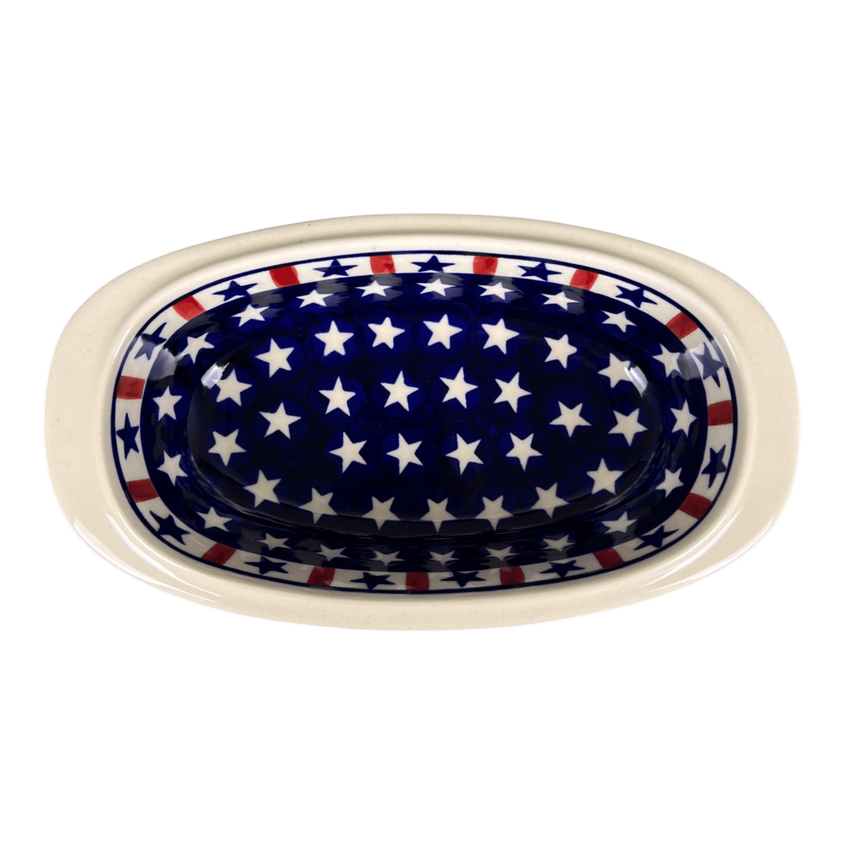 Baker, Oval, 9" x 4.5" in "Star Spangled" by Zaklady | Y227A-D927