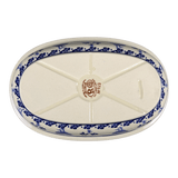 Baker, Oval, 10" x 6.5" in "Rooster Blues" by Zaklady | Y278A-D1149