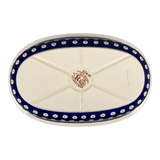 Baker, Oval, 10" x 6.5" in "Peacock Burst" by Zaklady | Y278A-D487