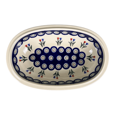 Baker, Oval, 10" x 6.5" in "Peacock Tulip Medley" by Zaklady | Y278A-D809