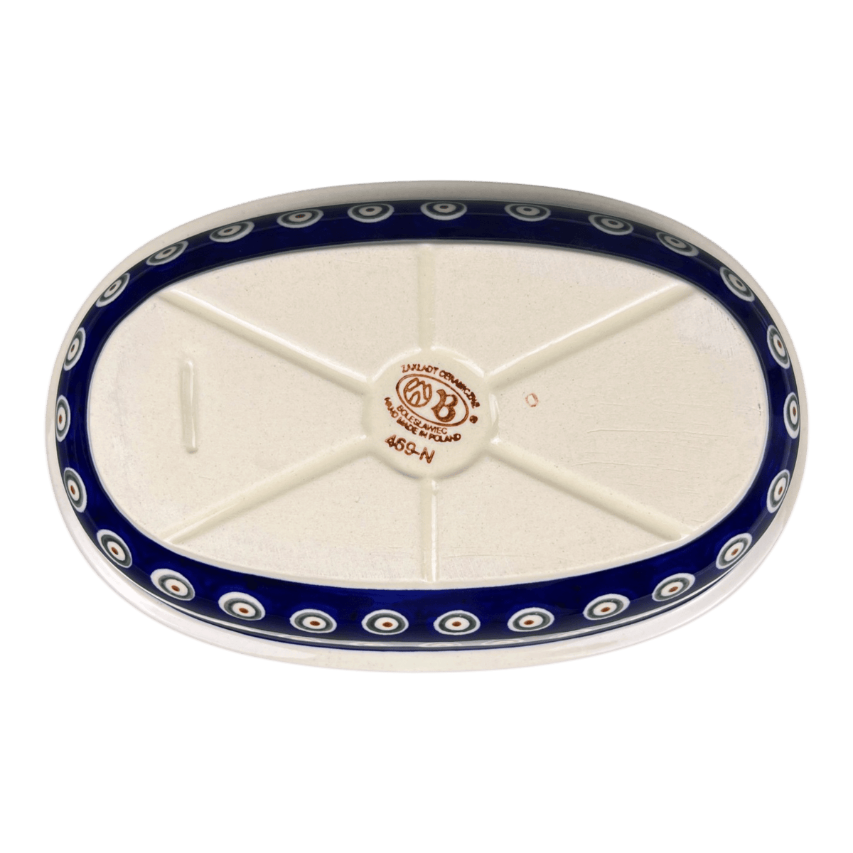 Baker, Oval, 10" x 6.5" in "Peacock Tulip Medley" by Zaklady | Y278A-D809