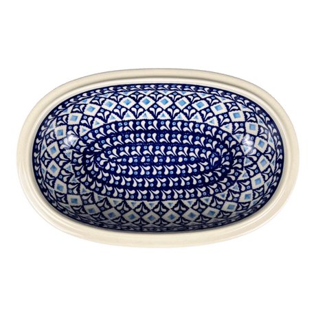 Baker, Oval, 10" x 6.5" in "Mosaic Blues" by Zaklady | Y278A-D910