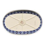 Baker, Oval, 10" x 6.5" in "Mosaic Blues" by Zaklady | Y278A-D910