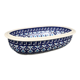 Baker, Oval, 10" x 6.5" in "Mosaic Blues" by Zaklady | Y278A-D910