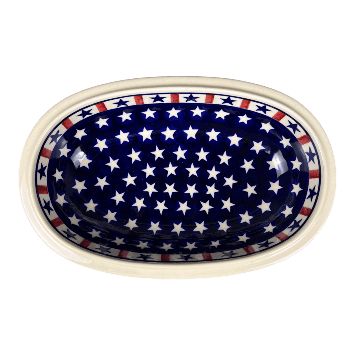 Baker, Oval, 10" x 6.5" in "Star Spangled" by Zaklady | Y278A-D927