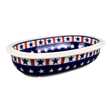 Baker, Oval, 10" x 6.5" in "Star Spangled" by Zaklady | Y278A-D927