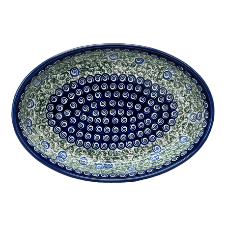 Baker, Oval, 11" x 7.5" in "Spring Swirl" by Zaklady | Y349A-A1073A