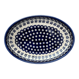 Baker, Oval, 11" x 7.5" in "Petite Floral Peacock" by Zaklady | Y349A-A166A