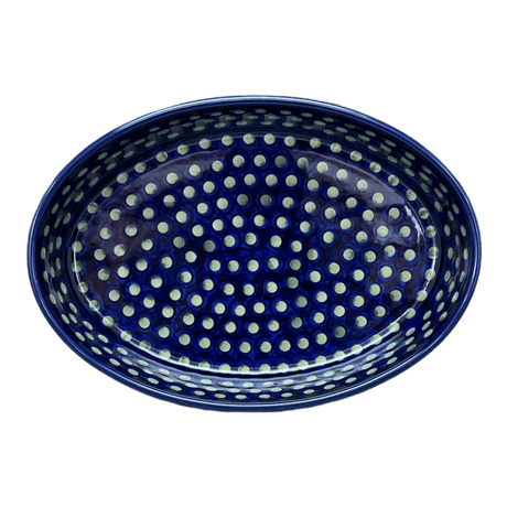 Baker, Oval, 11" x 7.5" in "Strawberry Dot" by Zaklady | Y349A-A310A