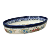 Baker, Oval, 11" x 7.5" in "Floral Crescent" by Zaklady | Y349A-ART237