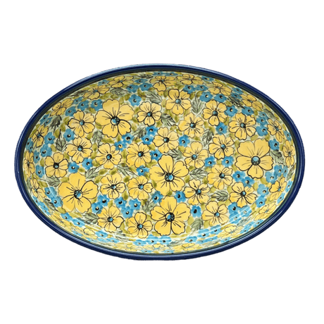 Baker, Oval, 11" x 7.5" in "Sunny Meadow" by Zaklady | Y349A-ART332