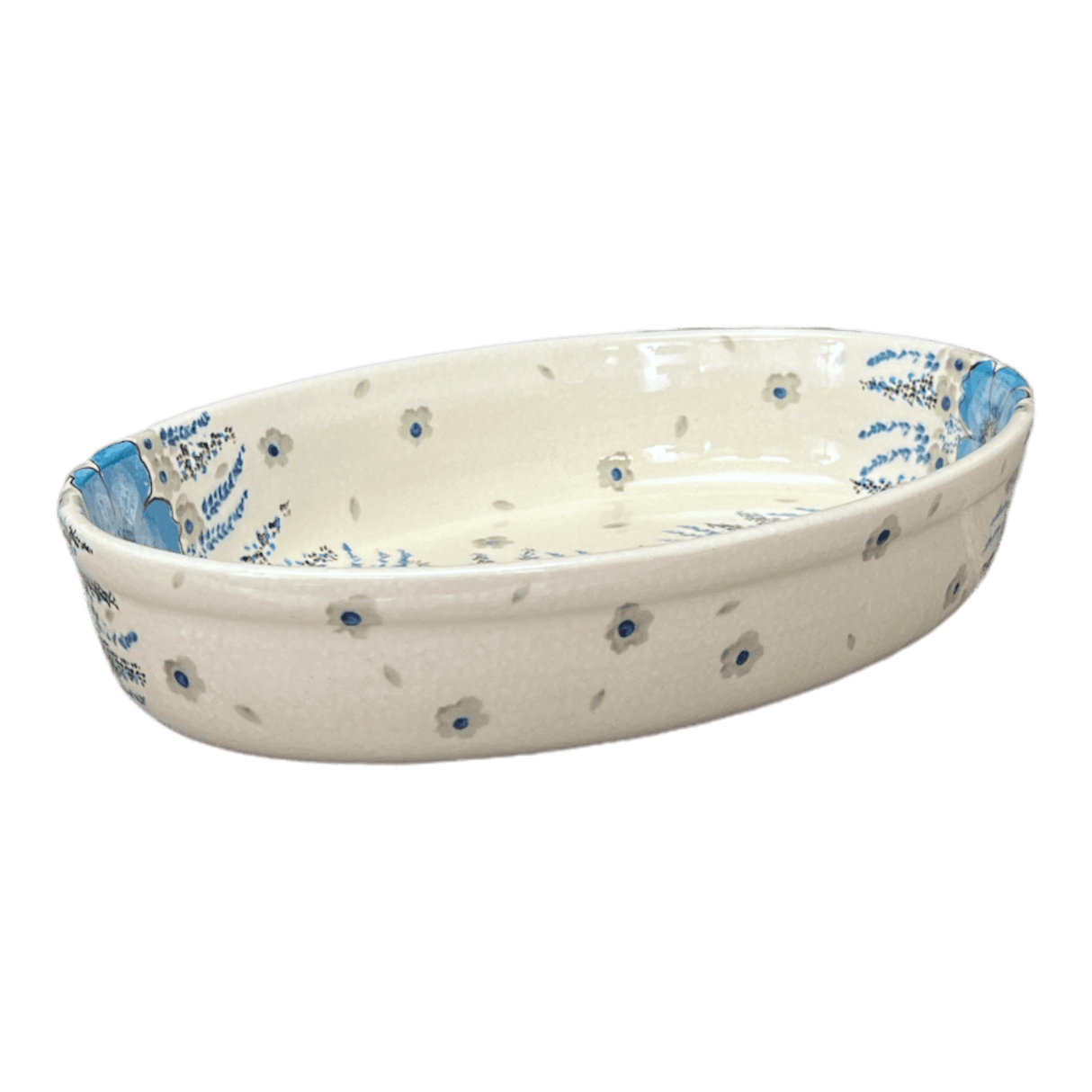 Baker, Oval, 11" x 7.5" in "Something Blue" by Zaklady | Y349A-ART374