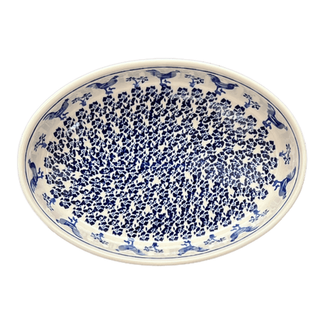 Baker, Oval, 11" x 7.5" in "Rooster Blues" by Zaklady | Y349A-D1149