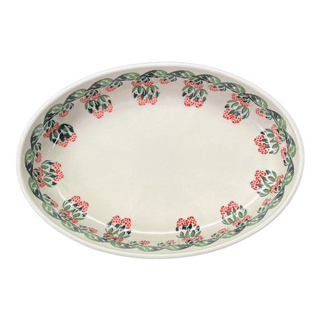 Baker, Oval, 11" x 7.5" in "Raspberry Delight" by Zaklady | Y349A-D1170