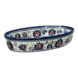 Baker, Oval, 11" x 7.5" in "Floral Explosion" by Zaklady | Y349A-DU126