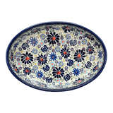 Baker, Oval, 11" x 7.5" in "Floral Explosion" by Zaklady | Y349A-DU126