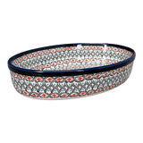 Baker, Oval, 11" x 7.5" in "Beaded Turquoise" by Zaklady | Y349A-DU203