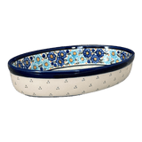 Baker, Oval, 11" x 7.5" in "Garden Party Blues" by Zaklady | Y349A-DU50