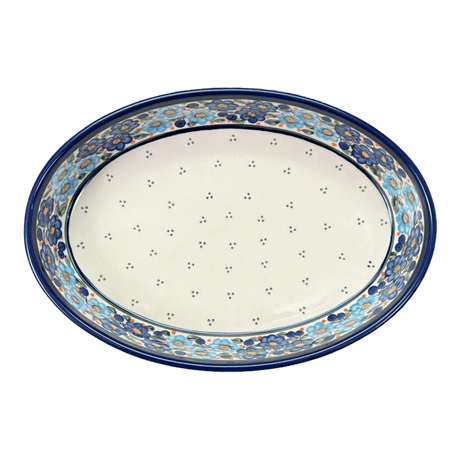 Baker, Oval, 11" x 7.5" in "Garden Party Blues" by Zaklady | Y349A-DU50