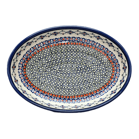 Baker, Oval, 11" x 7.5" in "Emerald Mosaic" by Zaklady | Y349A-DU60