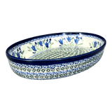 Baker, Oval, 12.25" in "Blue Tulips" by Zaklady | Y350A-ART160