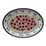 Baker, Oval, 12.25" in "Circling Bluebirds" by Zaklady | Y350A-ART214