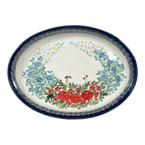 Baker, Oval, 12.25" in "Floral Crescent" by Zaklady | Y350A-ART237