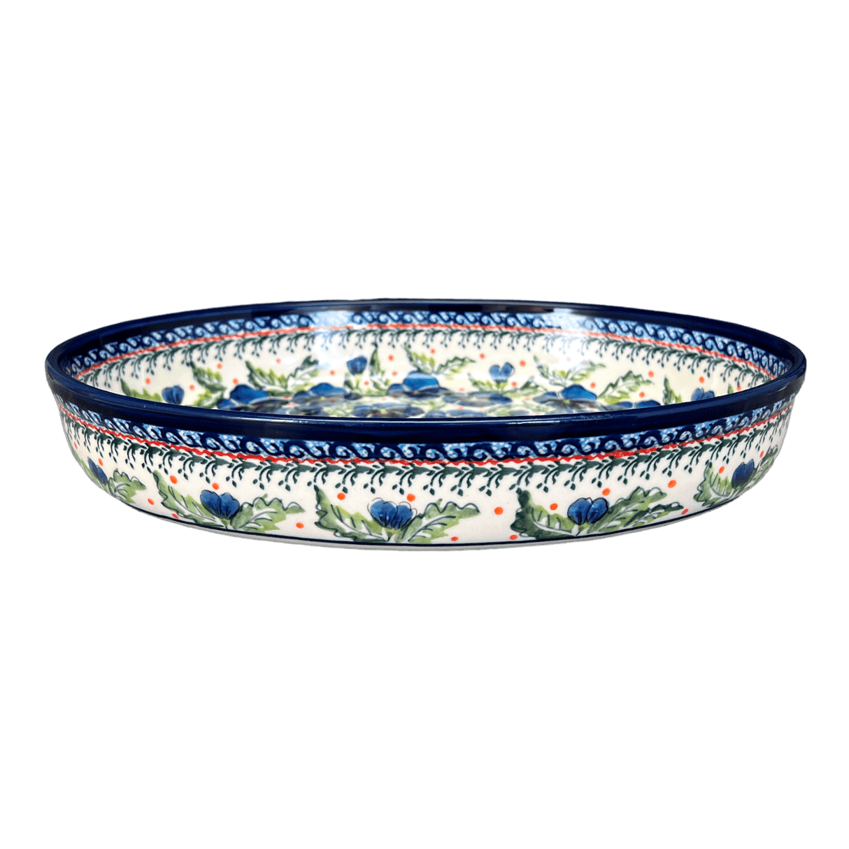 Baker, Oval, 12.25" in "Pansies in Bloom" by Zaklady | Y350A-ART277