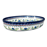 Baker, Oval, 12.25" in "Pansies in Bloom" by Zaklady | Y350A-ART277