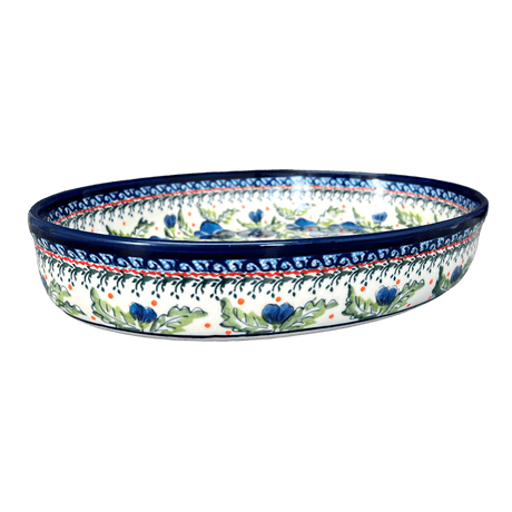 Baker, Oval, 12.25" in "Pansies in Bloom" by Zaklady | Y350A-ART277