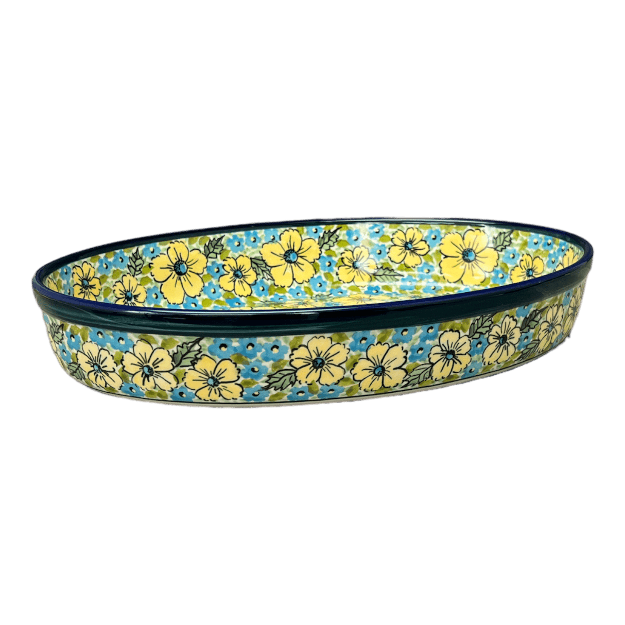 Baker, Oval, 12.25" in "Sunny Meadow" by Zaklady | Y350A-ART332