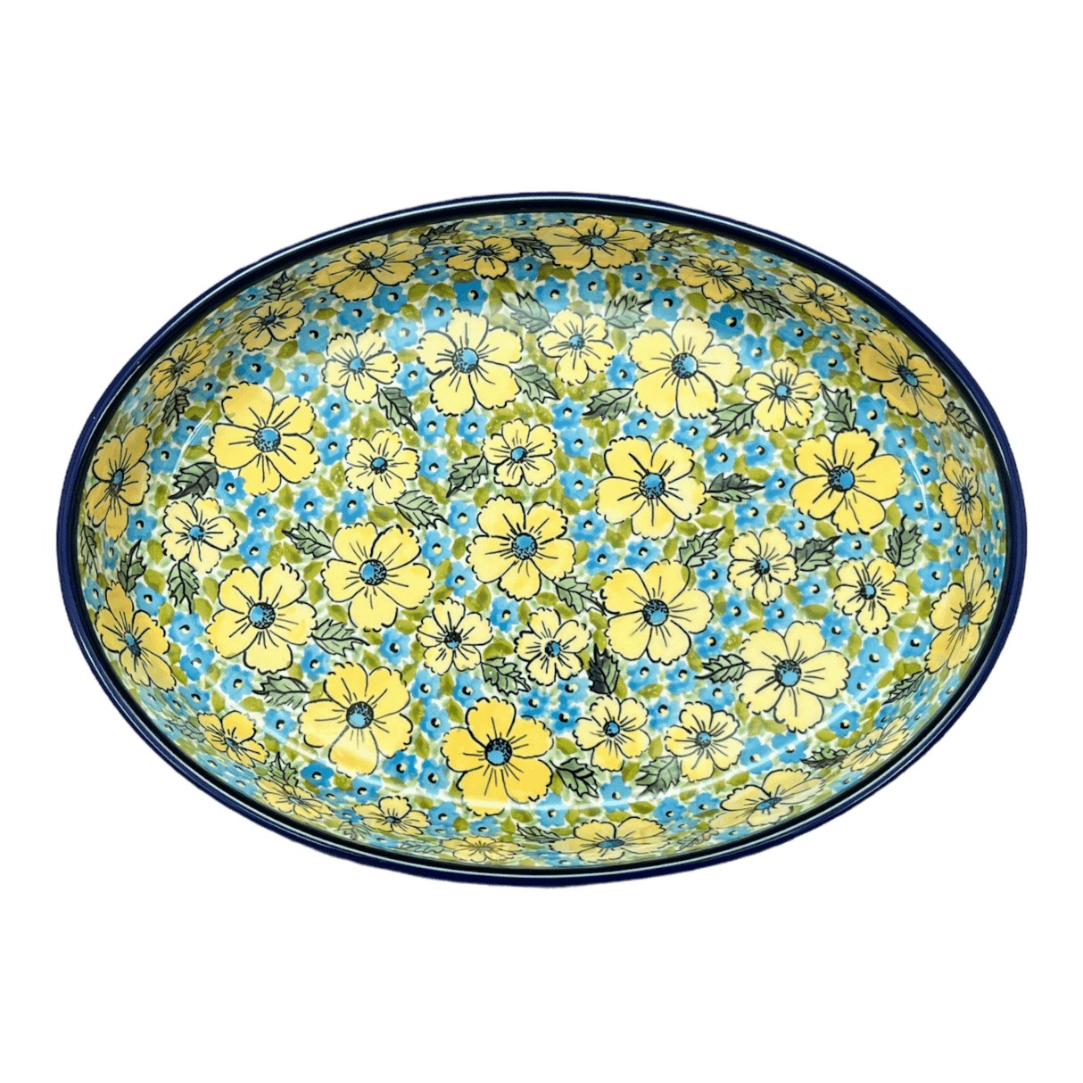 Baker, Oval, 12.25" in "Sunny Meadow" by Zaklady | Y350A-ART332