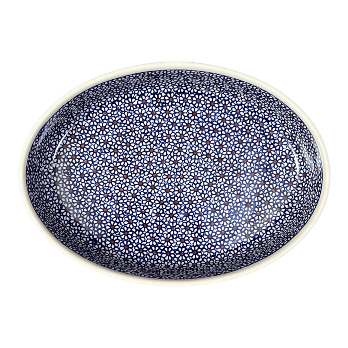 Baker, Oval, 12.25" in "Ditsy Daisies" by Zaklady | Y350A-D120