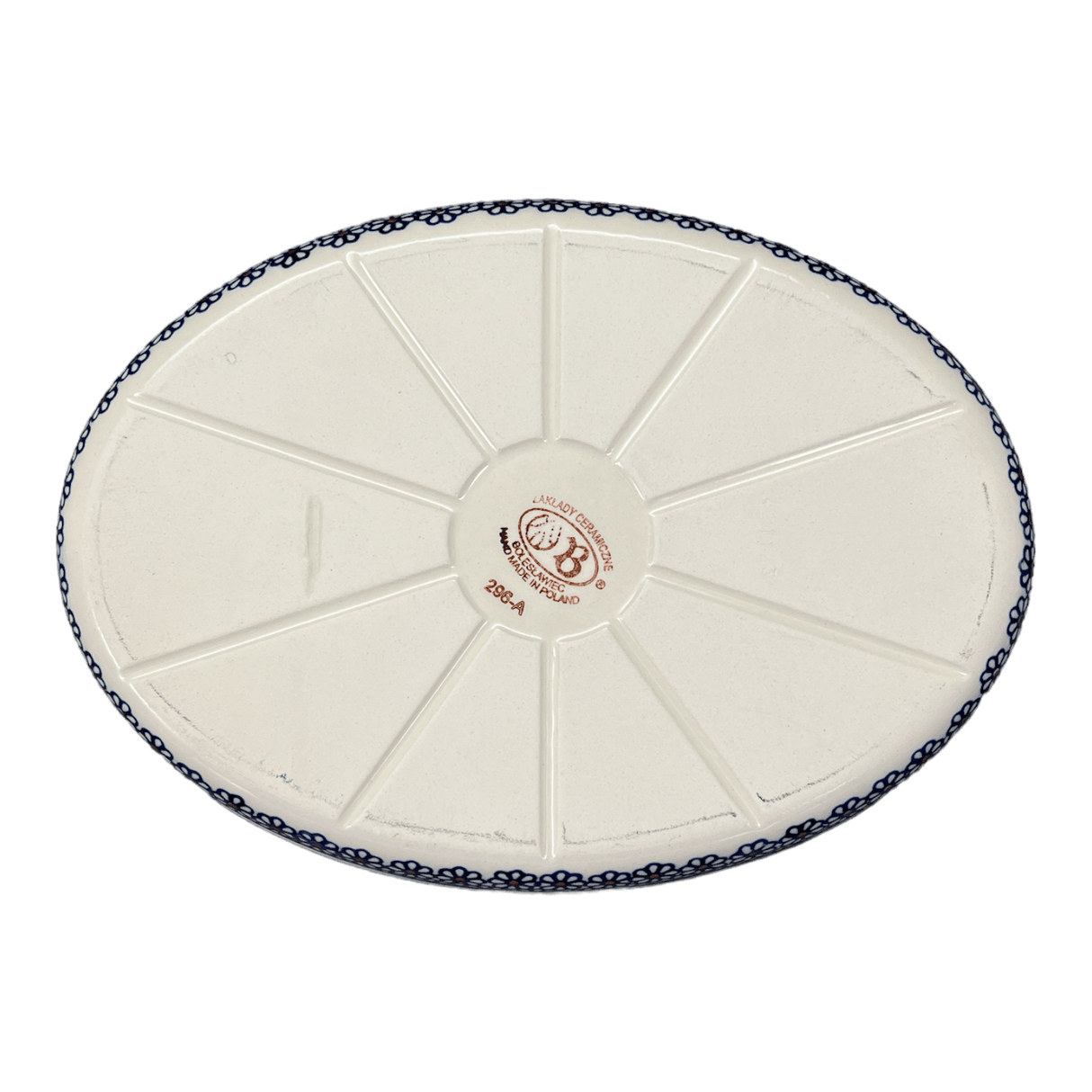 Baker, Oval, 12.25" in "Ditsy Daisies" by Zaklady | Y350A-D120