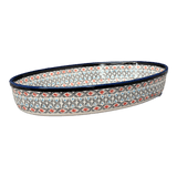 Baker, Oval, 12.25" in "Beaded Turquoise" by Zaklady | Y350A-DU203