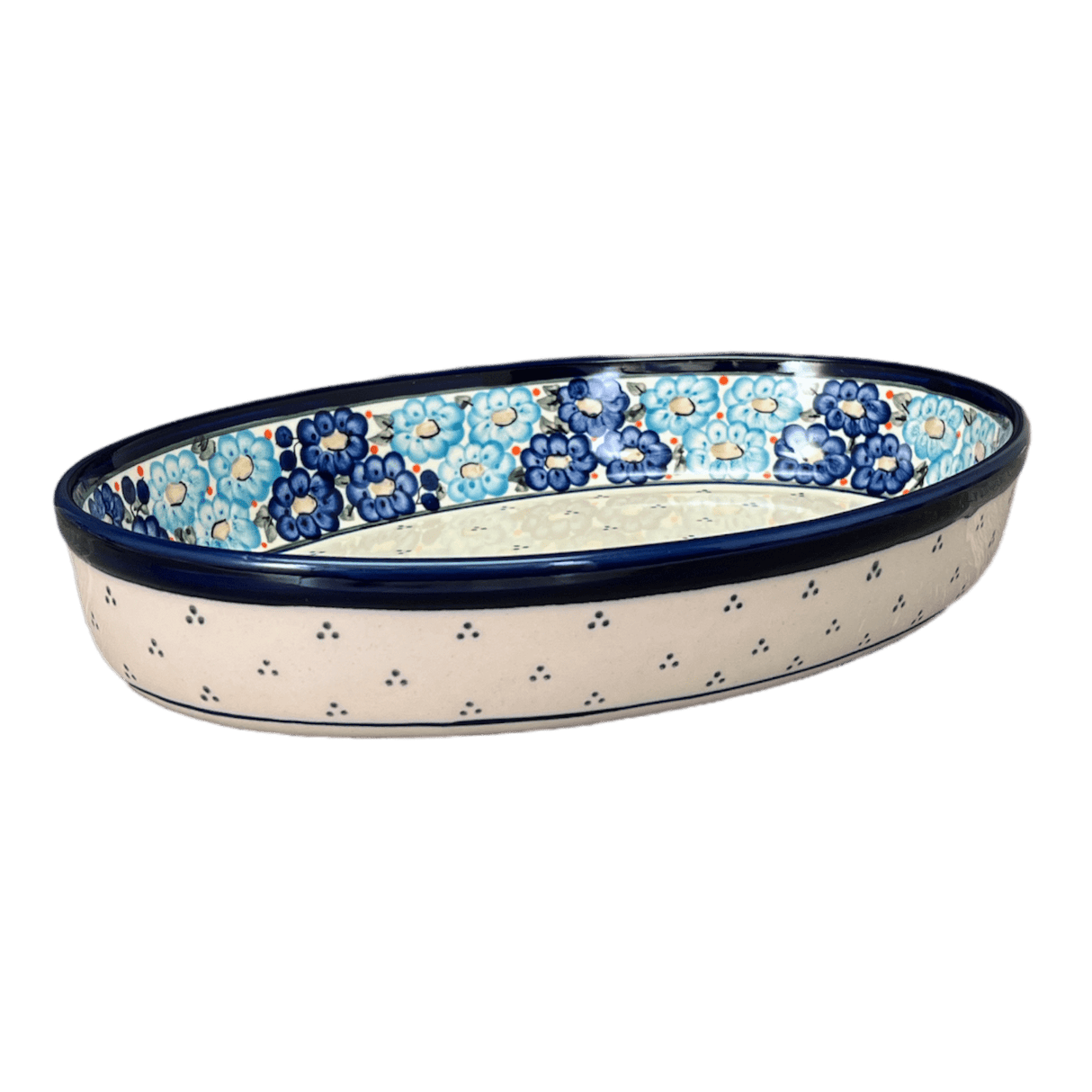 Baker, Oval, 12.25" in "Garden Party Blues" by Zaklady | Y350A-DU50