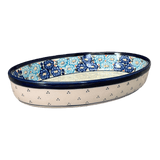 Baker, Oval, 12.25" in "Garden Party Blues" by Zaklady | Y350A-DU50