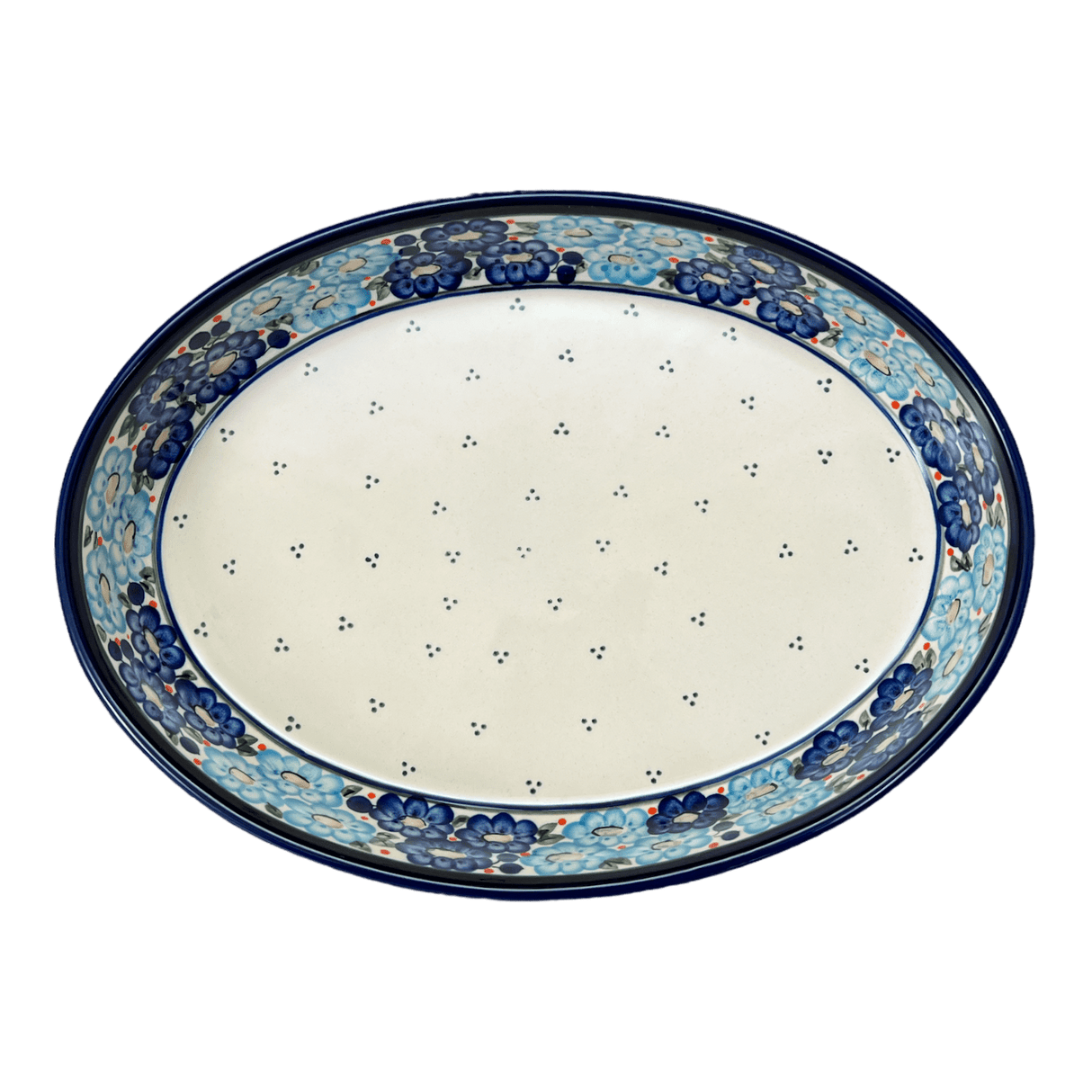 Baker, Oval, 12.25" in "Garden Party Blues" by Zaklady | Y350A-DU50