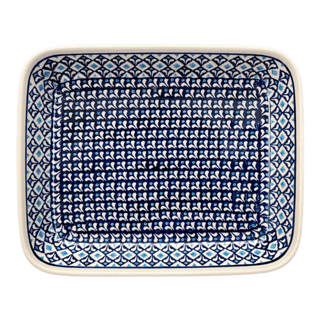 Baker, Rectangular, 9" x 11.75" in "Mosaic Blues" by Zaklady | Y371A-D910