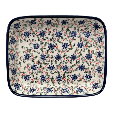 Baker, Rectangular, 10.5" x 13" in "Swirling Flowers" by Zaklady | Y372A-A1197A