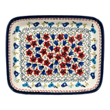 Baker, Rectangular, 10.5" x 13" in "Circling Bluebirds" by Zaklady | Y372A-ART214