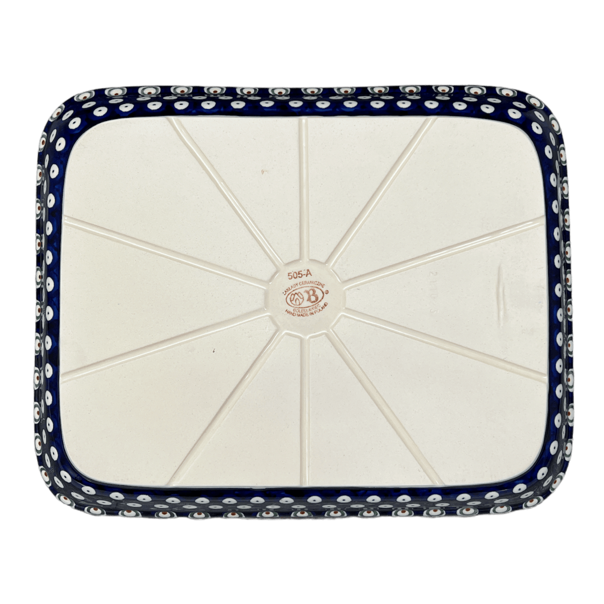 Baker, Rectangular, 10.5" x 13" in "Peacock Burst" by Zaklady | Y372A-D487