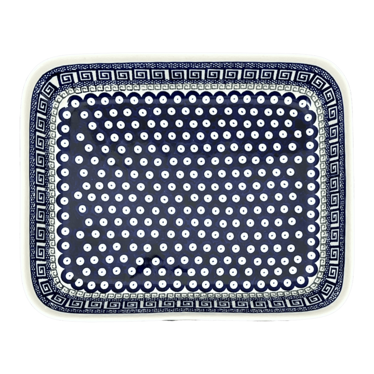 Baker, Rectangular, 10.5" x 13" in "Grecian Dot" by Zaklady | Y372A-D923