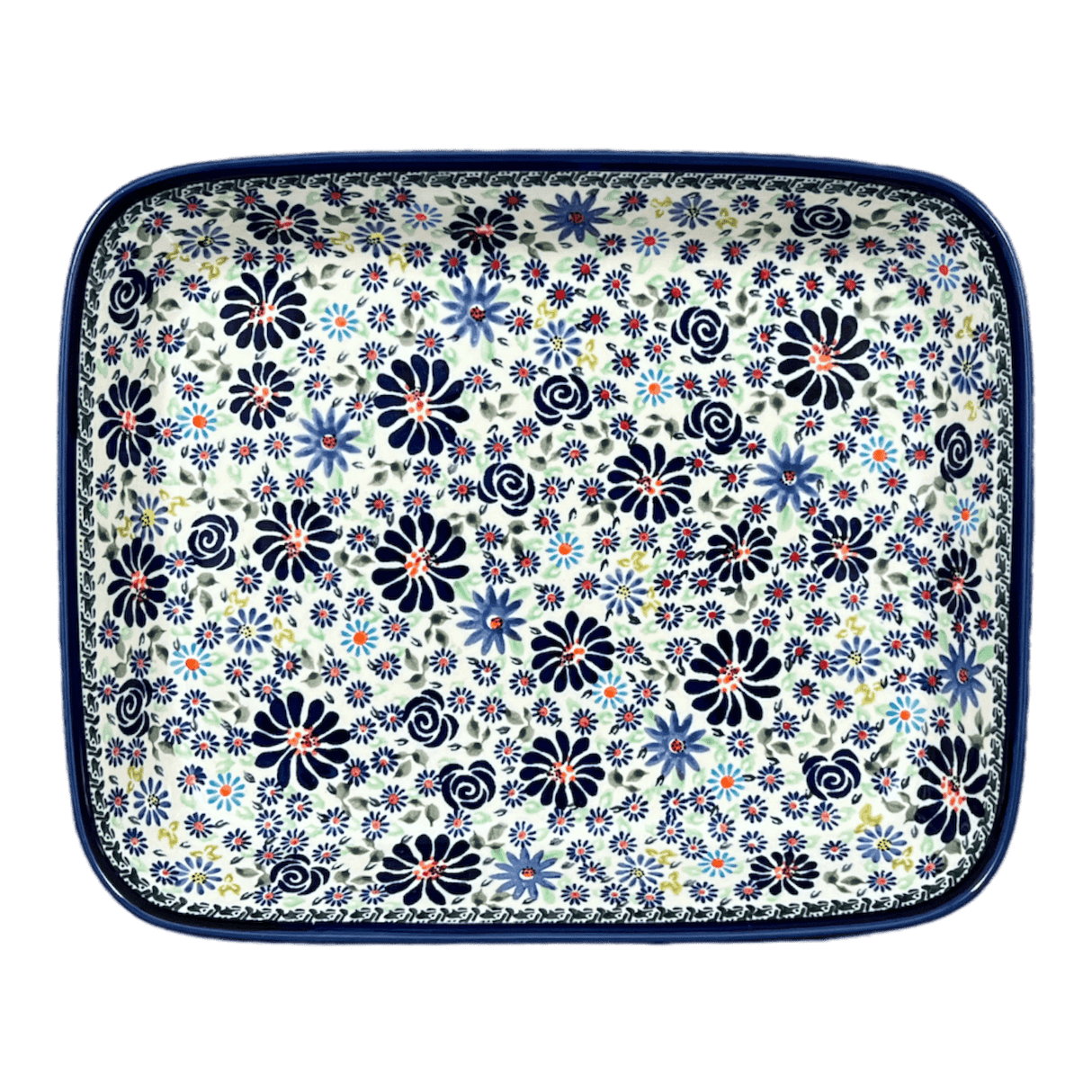 Baker, Rectangular, 10.5" x 13" in "Floral Explosion" by Zaklady | Y372A-DU126