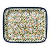 Baker, Rectangular, 10.5" x 13" in "Floral Swallows" by Zaklady | Y372A-DU182