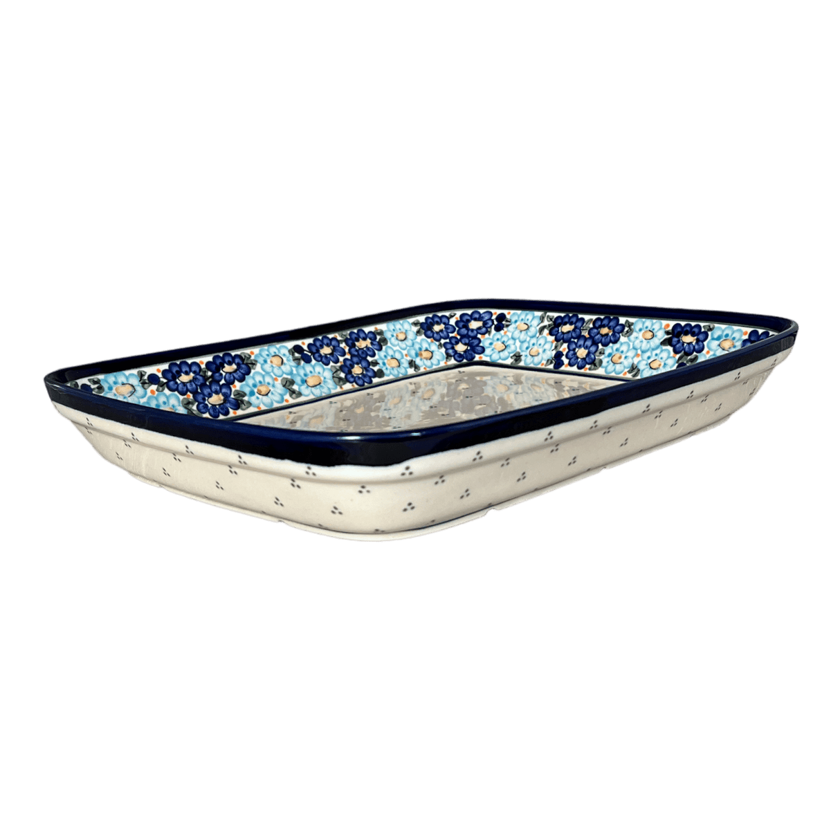 Baker, Rectangular, 10.5" x 13" in "Garden Party Blues" by Zaklady | Y372A-DU50