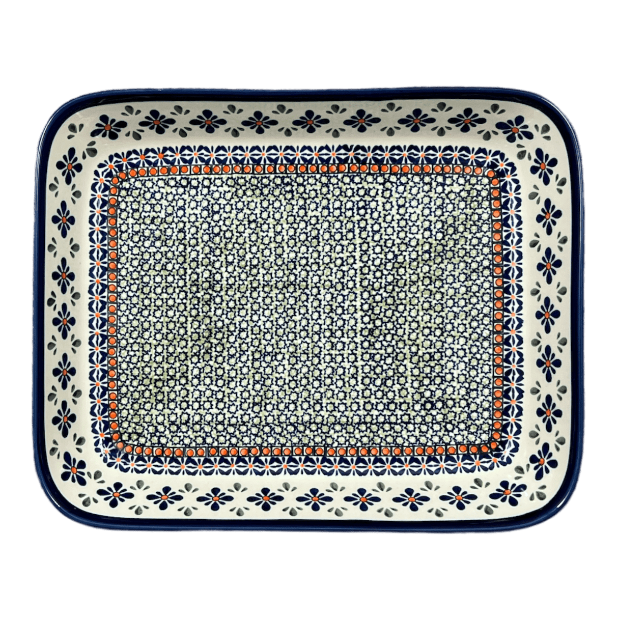 Baker, Rectangular, 10.5" x 13" in "Emerald Mosaic" by Zaklady | Y372A-DU60