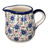 Polish Pottery 1.2L Pitcher (Swirling Flowers) | Y463-A1197A at PolishPotteryOutlet.com